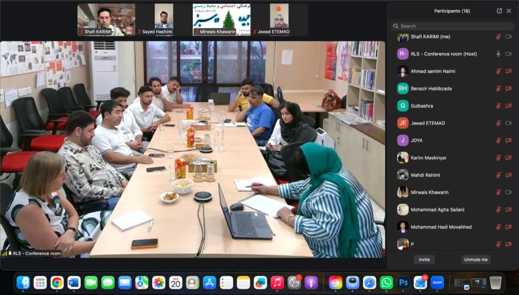 AJEN Holds Coordination Meeting on Support for Afghan Journalists in Exile